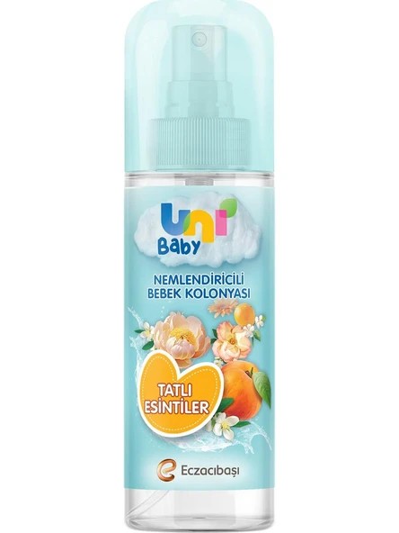 Uni Baby Sprey Bebek Kolonyası Nemlendiricili Tatlı Esintiler 150 Ml ürün görseli