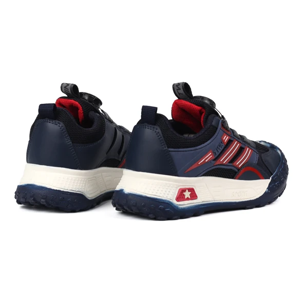 Kız Çocuk Lacivert Günlük Spor Ayakkabı | Rahat Yürüyüş ve Koşu Sneaker - Şık ve Dayanıklı Tasarım - 4