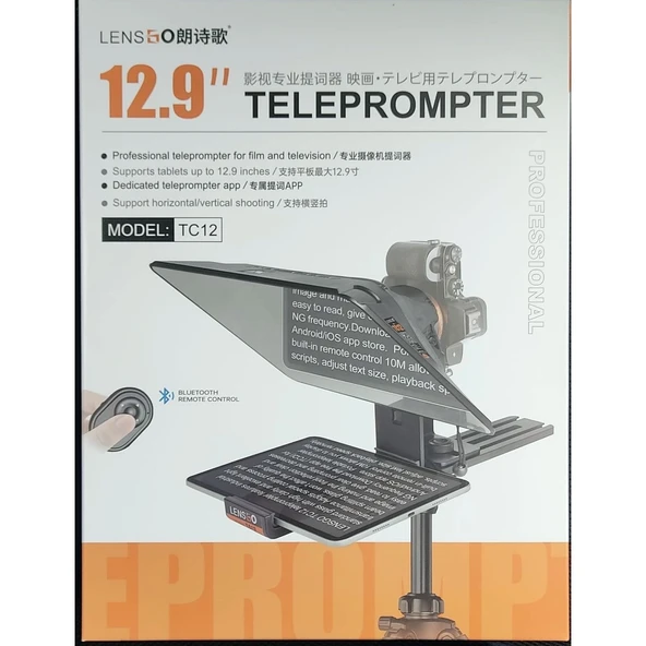 Lensgo TC12 Teleprompter (12.9 Inç) - 4