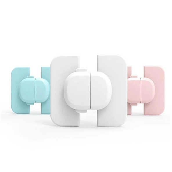 Sunup SN-28750 Geçmeli Tip Buzdolabı Ve Dolap İçin Çocuk Güvenlik Kilidi Yapışkanlı - 5