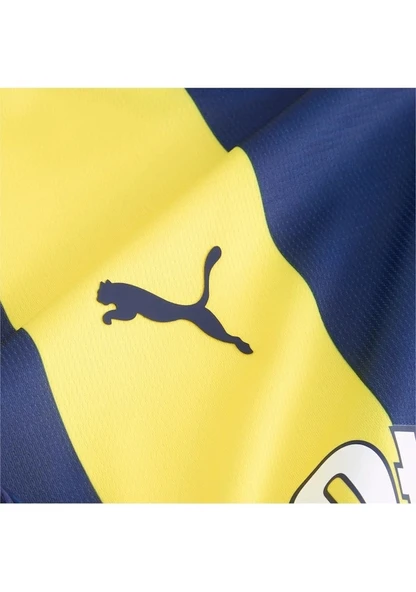 Puma 775364-01 Fenerbahçe 24/25 Çocuk Unisex İç Saha Çubuklu Forması Sarı-Lacivert - 5