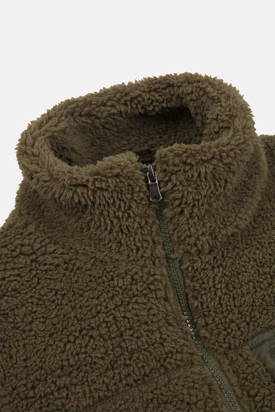 Urbanwild Sherpa Ceket Haki - Resim 5