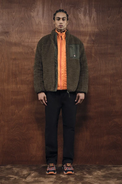 Urbanwild Sherpa Ceket Haki - Resim 3