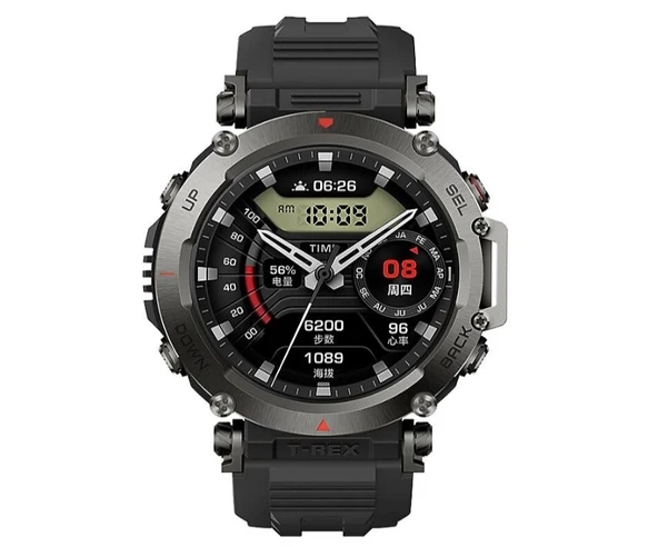 Amazfit T-Rex 2 Siyah Akıllı Saat (OUTLET) (12 AY EVOFONE GARANTİLİ) - 2