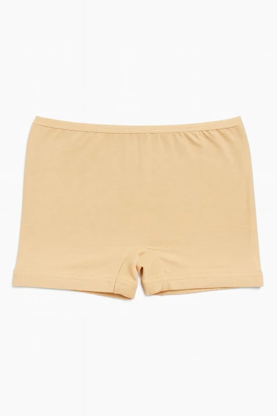 Kız Çocuk Pamuk Şort 4'lü Set | Çok Renkli Yazlık Basic Günlük Örme Şort Paket - Resim 3