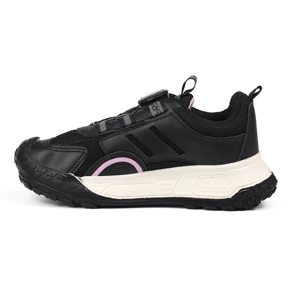 Kız Çocuk Siyah Günlük Spor Ayakkabı | Rahat Yürüyüş ve Koşu Sneaker - Şık ve Dayanıklı Tasarım - Resim 5