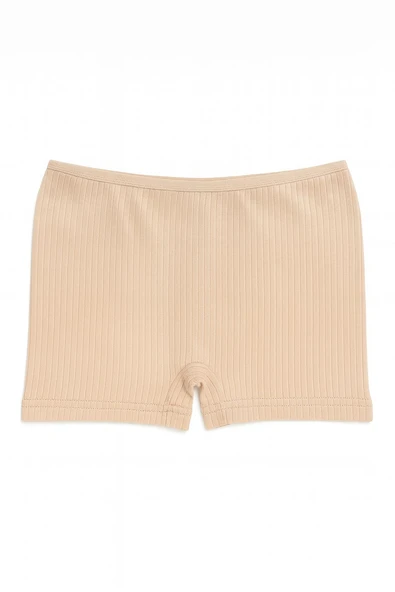 Kız Çocuk Ribana Şort 6'lı Set | Çok Renkli Yazlık Basic Günlük Pamuklu Örme Şort - Resim 4