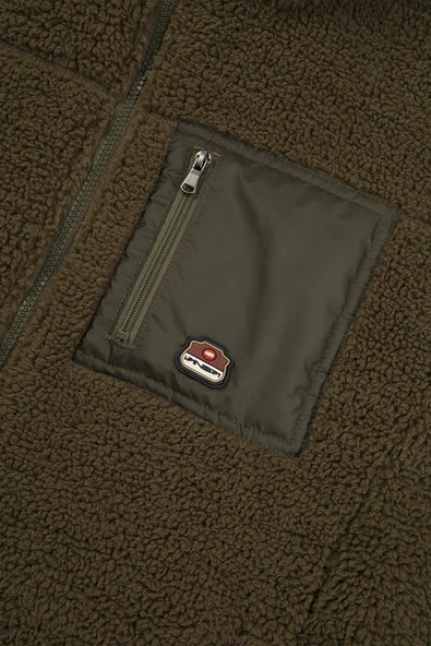 Urbanwild Sherpa Ceket Haki - Resim 4