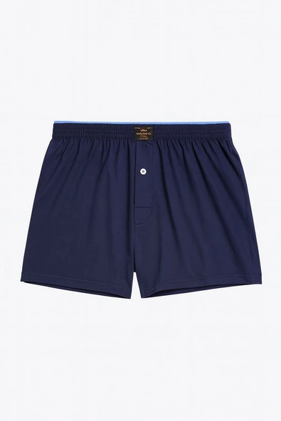 Erkek Havlubel Boxer 2'li Set | Çok Renkli Basic Pamuklu Külot Rahat İç Çamaşırı - Resim 2