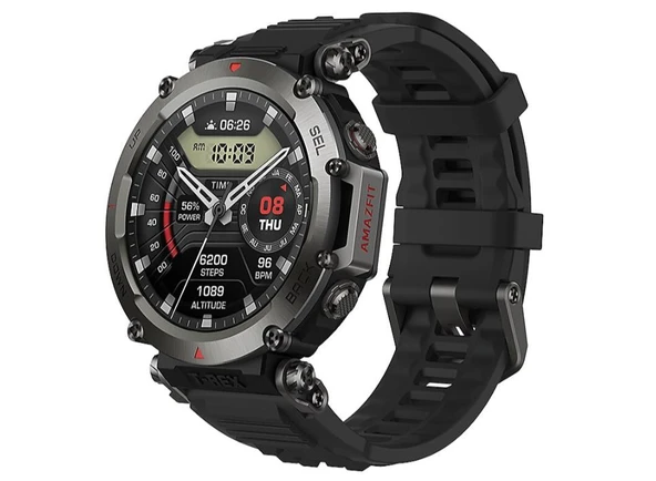 Amazfit T-Rex 2 Siyah Akıllı Saat (OUTLET) (12 AY EVOFONE GARANTİLİ)