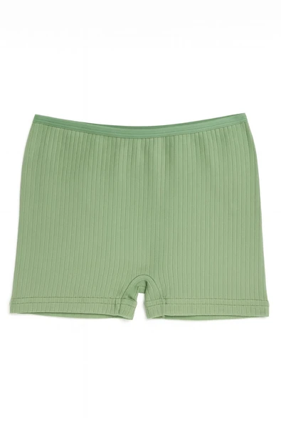 Kız Çocuk Ribana Şort 6'lı Set | Çok Renkli Yazlık Basic Günlük Pamuklu Örme Şort - Resim 5