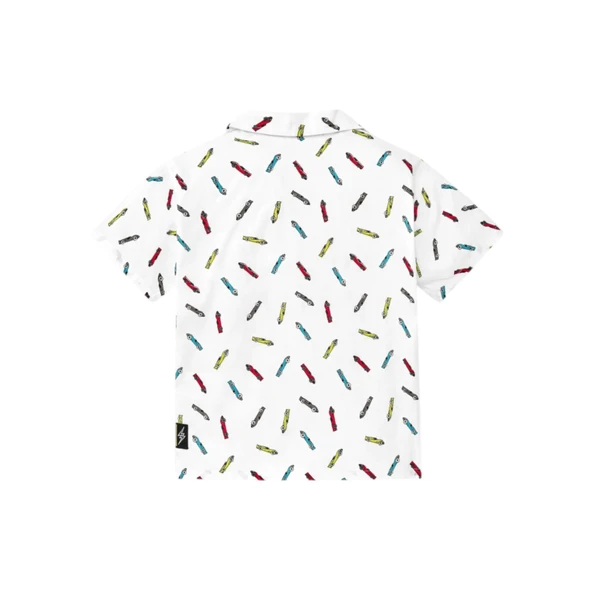 Erkek Çocuk Yarış Arabası Baskılı Gömlek TUC.11367686 - 5