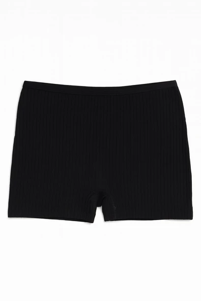 Kız Çocuk Ribana Şort 6'lı Set | Çok Renkli Yazlık Basic Günlük Pamuklu Örme Şort - Resim 3