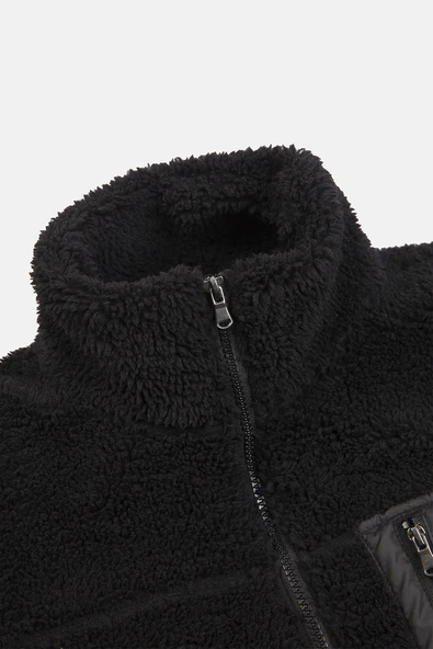 Urbanwild Sherpa Ceket Siyah - Resim 3