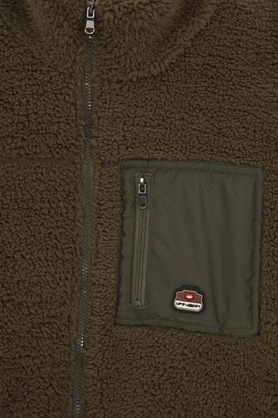Urbanwild Sherpa Ceket Haki - Resim 6