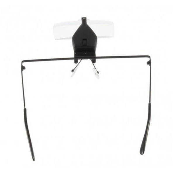 Gözlük Modeli 1.5X 2.5X 3.5X 3 Adet Lensi Gözlük Büyüteç - Resim 4