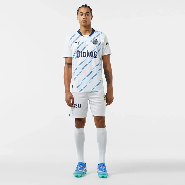 Puma 775368-02 Fenerbahçe 24/25 Erkek Deplasman Forması Beyaz-Lacivert - 3