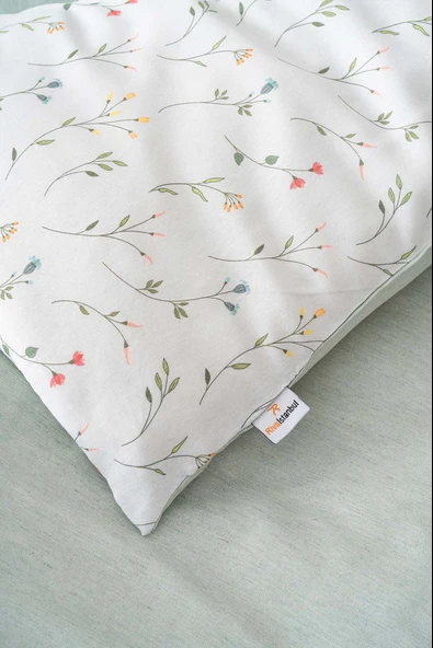 Rivaİstanbul Clara Yeşil Tek Kişilik Nevresim Takımı Pamuklu - Resim 6