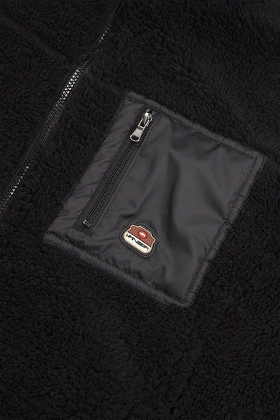 Urbanwild Sherpa Ceket Siyah - Resim 4