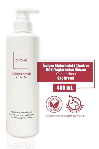 Pürovel Vitalise Conditioner 480 ml - Canlandırıcı Saç Kremi