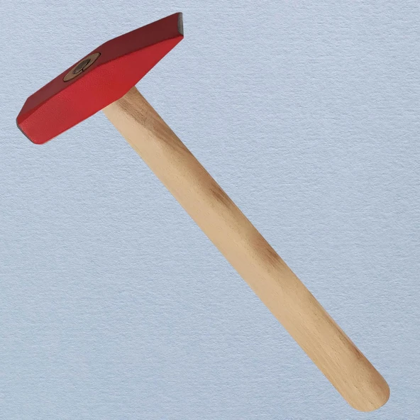 Ahşap Saplı Çekiç 500 Gram Çivi Çakar - Resim 5