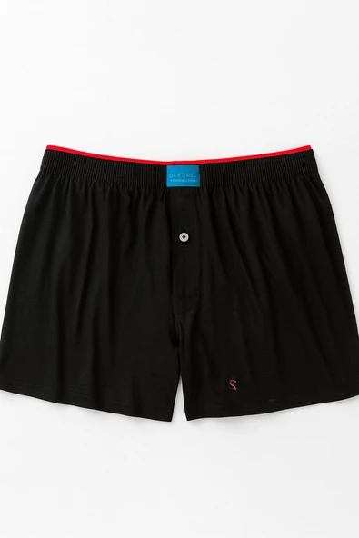 Erkek Havlubel Boxer 2'li Set | Çok Renkli Basic Pamuklu Külot Rahat İç Çamaşırı - Resim 2