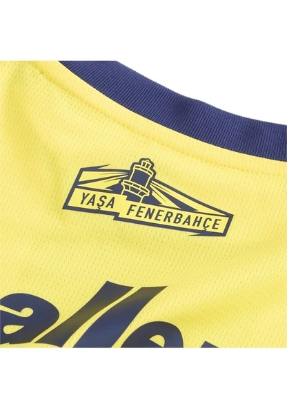 Puma 775364-01 Fenerbahçe 24/25 Çocuk Unisex İç Saha Çubuklu Forması Sarı-Lacivert - 4