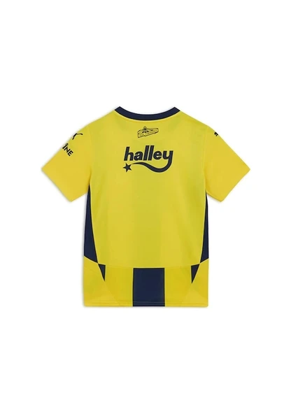 Puma 775364-01 Fenerbahçe 24/25 Çocuk Unisex İç Saha Çubuklu Forması Sarı-Lacivert - 3