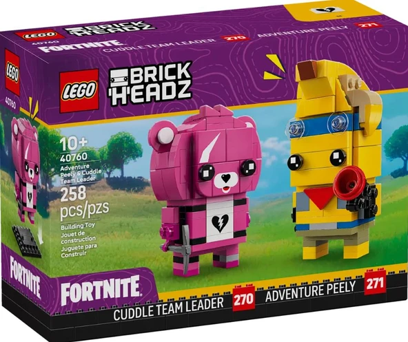Lego Brickheadz Fotrnite Adventure Peely & Cuddle Team Leader 40760 ürün görseli