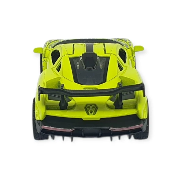 Çek Bırak Metal Arabalar 13 cm - Yeşil - Resim 6