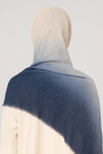 Degrade Konfor Şal – Tok Duruşlu, Terletmeyen, Kayma Yapmayan, 4 Mevsim Kullanıma Uygun - Resim 5