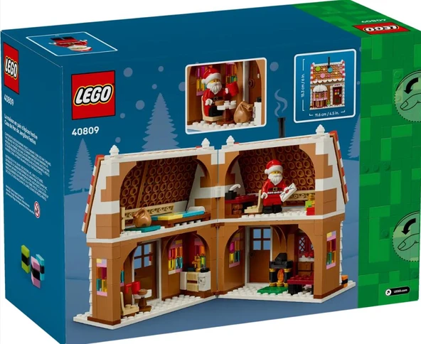 Lego Festive Gingerbread House 40809 - Resim 4