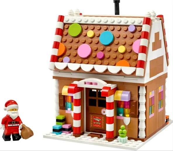 Lego Festive Gingerbread House 40809 - Resim 2