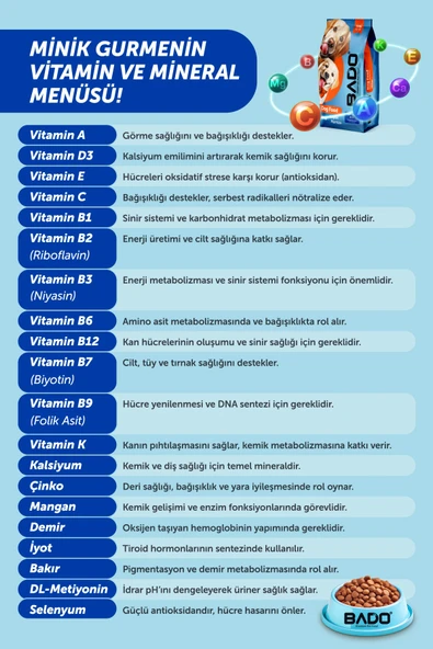 Bado Yetişkin Köpek Maması Biftekli 10 Kg - Resim 7