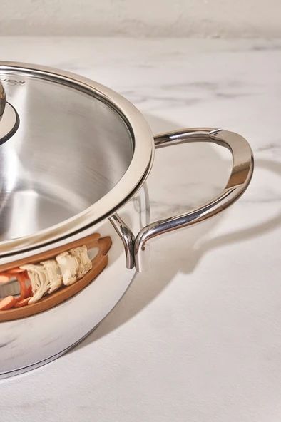 Karaca Nisa Çelik Tencere Set 8 Parça - 2