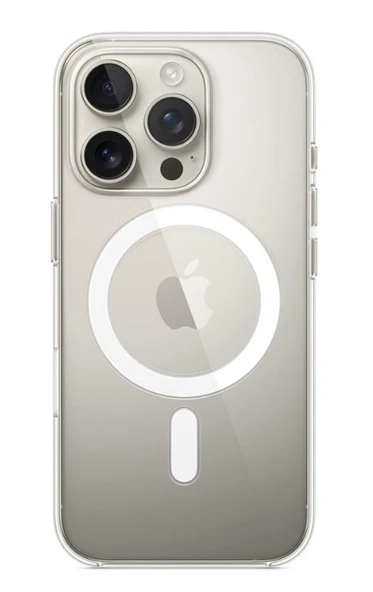 Apple İphone 16 Pro Max MagSafe Kılıf - Şeffaf - 3