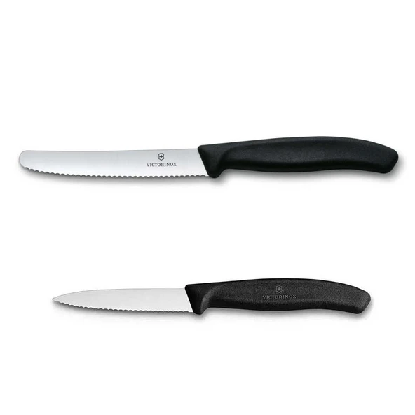Victorinox 2li Set 11 CM Tırtıklı - 10 CM Tırtıklı Sebze Meyve Bıçağı ürün görseli