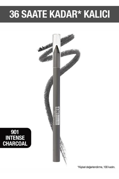 Maybelline New York Tattoo Liner Gel Pencil 901 Intense Charcoal Göz Kalemi