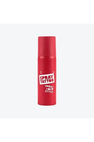 One Spray Tattoo Doğal Dövme Spreyi Kırmızı 50 ml - Resim 3