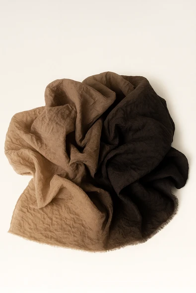 Degrade Konfor Şal – Tok Duruşlu, Terletmeyen, Kayma Yapmayan, 4 Mevsim Kullanıma Uygun - Resim 8