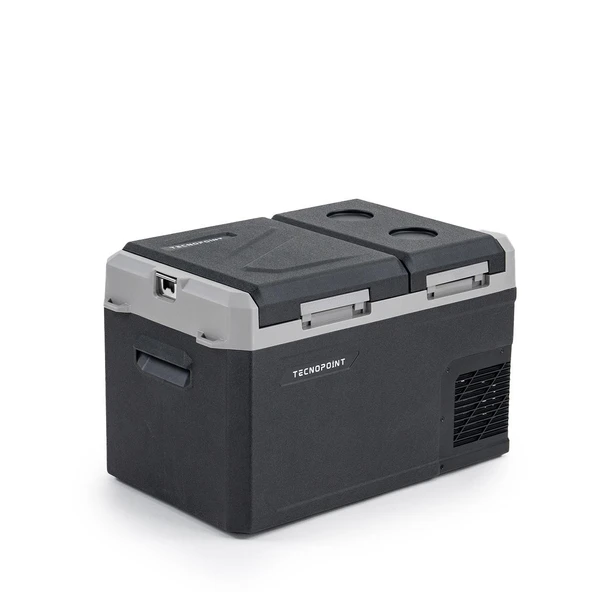 TC21-18 Çift Kapaklı 50 Litre Taşınabilir Araç Buzdolabı 12V/24V/220V Uyumlu - 5