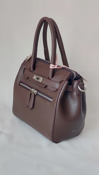 261SV828 Model Sarach Marka Kahve Renk El ve Omuz Çantası - 2