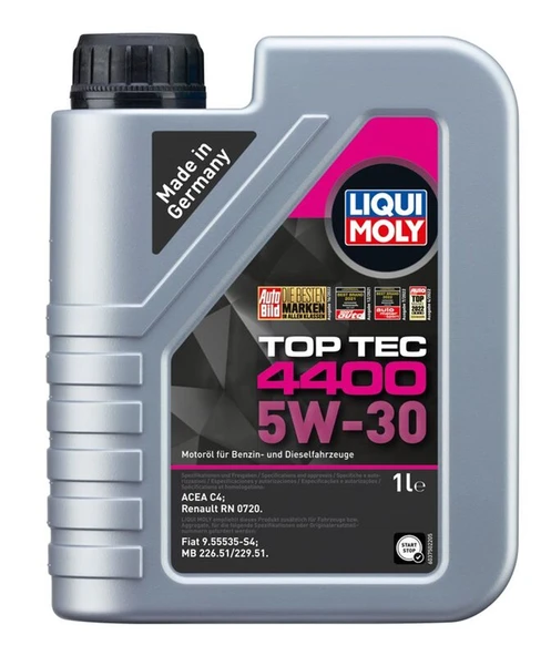 LIQUI MOLY 5W30 Motor Yağı Top Tec 4400 1 Litre (2319) ürün görseli