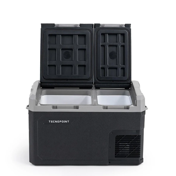 TC21-18 Çift Kapaklı 50 Litre Taşınabilir Araç Buzdolabı 12V/24V/220V Uyumlu - 7