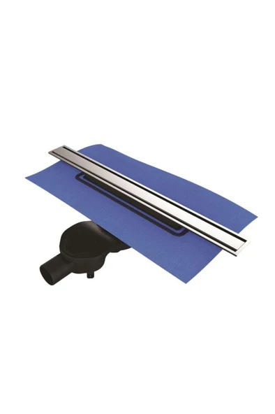 VitrA 59980480000 Eco-Flow V-Flow Dk100 60 Cm Duş Kanalı - Mat Krom Yandan Outlet