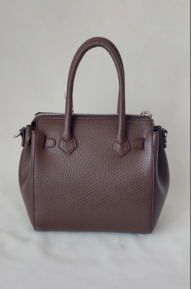 261SV828 Model Sarach Marka Kahve Renk El ve Omuz Çantası - 3