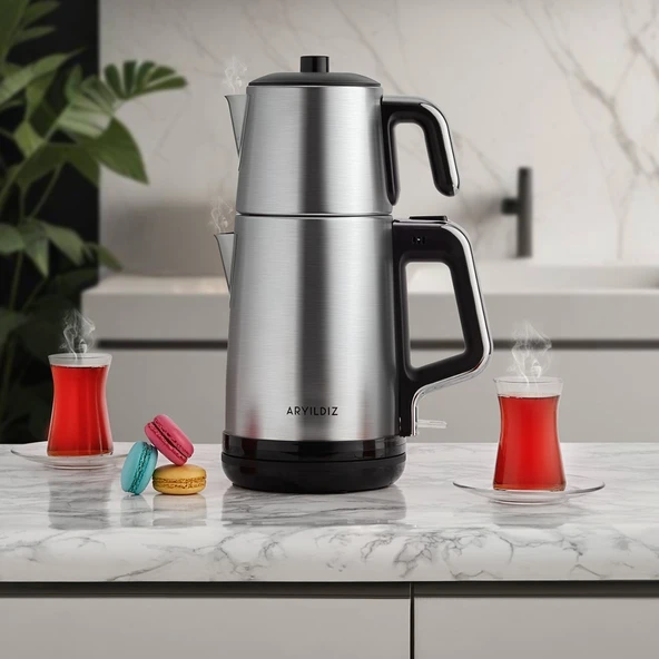 Aryıldız Tea Style İnox Çay Makinesi