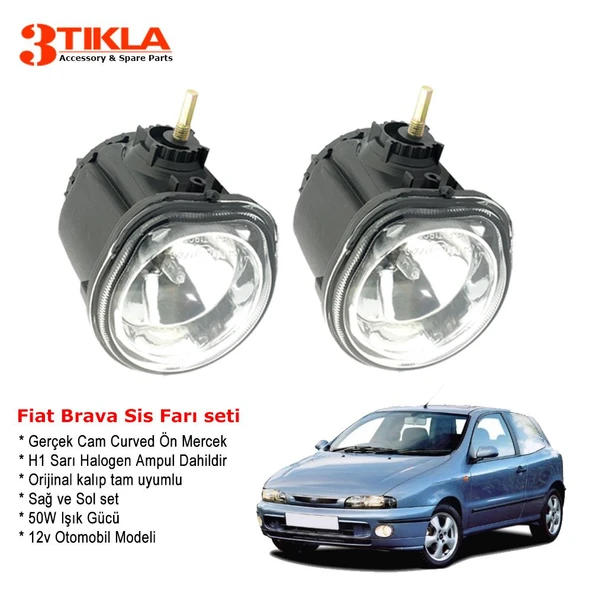 Fiat Brava Sis Farı Seti - 2