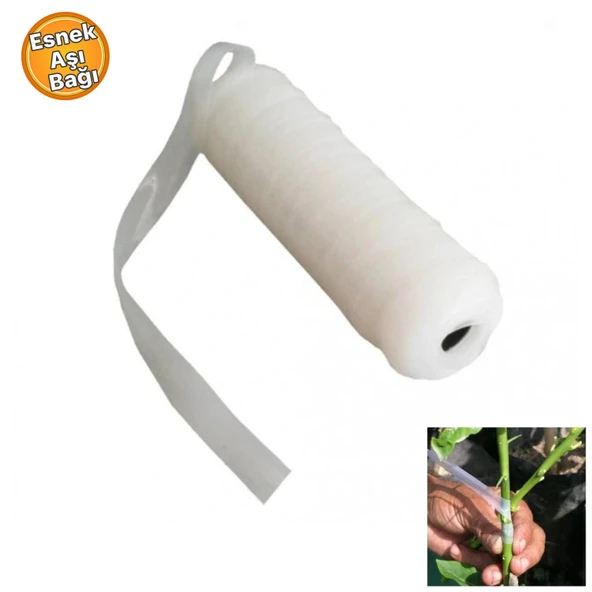 Bitki Aşı Bandı Silikonlu İthal Elastik Aşı Bağı Bandı Aşı Yeri Bağlama Bağı 200gr
