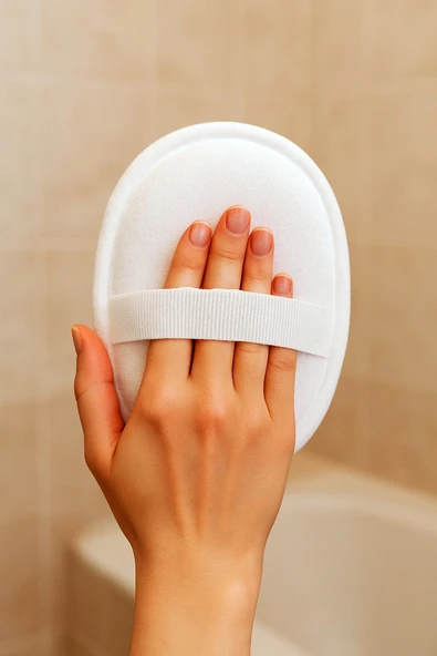 BAMİROSE %100 ORGANİK DOĞAL KETEN KESE, PEELİNG LİFİ, ANTİ SELÜLİT LİFİ, BANYO HAMAM KESESİ, GÖZENEK AÇMA LİF - 3